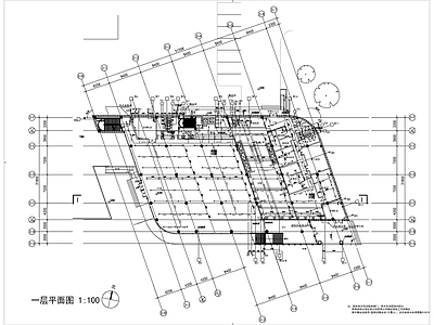 给排水图 某餐厅给排水设计 建筑给排水 施工图