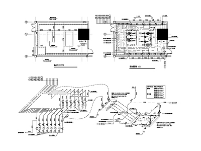 给排水图 建筑给排水 水泵房详图 施工图