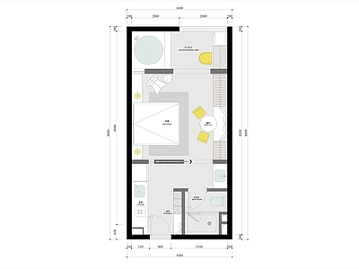 户型优化 小户型 公寓 家装 家装平面图 民宿 施工图