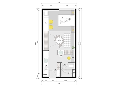 户型优化 小户型 公寓 家装 家装平面图 民宿 施工图