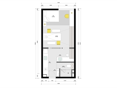 户型优化 小户型 公寓 家装 家装平面图 民宿 施工图