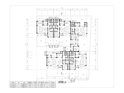 新中式中式别墅建筑 中式合院 合院别墅全套图纸 施工图