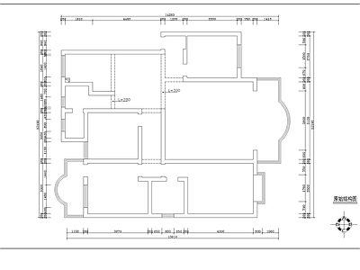 简约整体家装空间 四房两厅家装 施工图