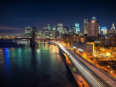 现代城市外景 城市天空夜景外景