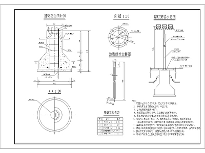 电气图 市政电气工程大样 施工图