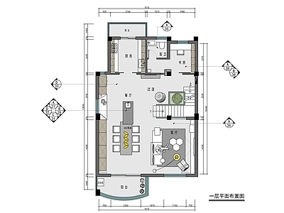 现代整体家装空间 三层小别墅 家装私宅 洋房豪宅 样板房 别墅 施工图