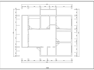 现代整体家装空间 一套经典家装的图 施工图