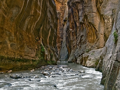 美式风景 悬崖峭壁 河谷