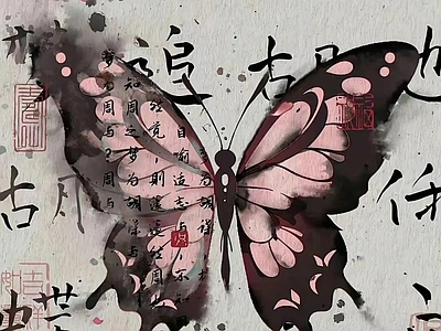 中式壁纸 字画 简约壁纸