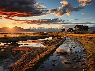 现代风景 野外风景