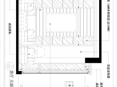 现代整体家装空间 简约 施工图