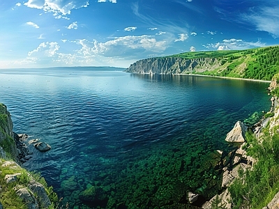 现代风景 野外风景 湖泊 水风景