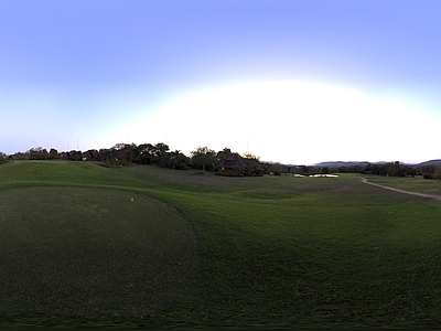 现代中式户外HDR 户外大天空 别墅外景 纯净天空