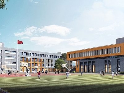 现代风格学校