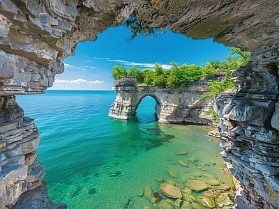 现代风景 海洋 野外风景