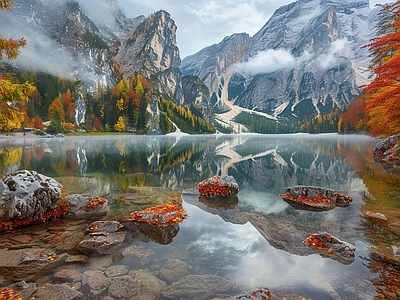 现代风景 水风景 河流 湖泊 野外风景