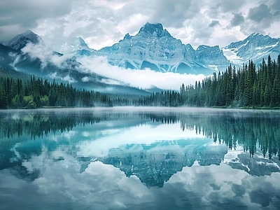 现代风景 水风景 野外风景