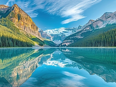 现代风景 野外风景 湖泊