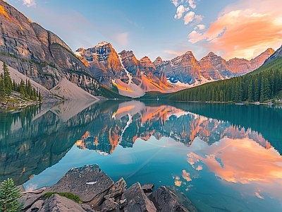 现代风景 野外风景 水风景