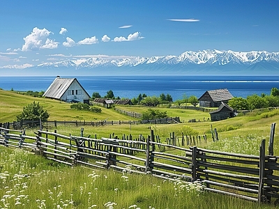 现代风景 野外风景