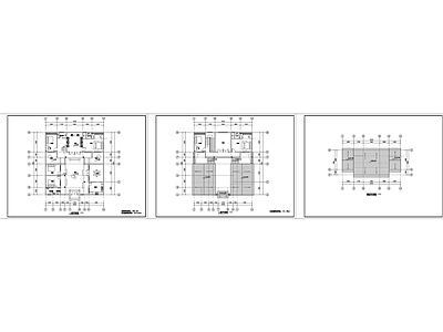 新中式四合院 合院别墅 乡村建筑 自建房 施工图