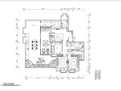 现代轻奢整体家装空间 带二层超园阳台 大平层 小户型 别墅 施工图