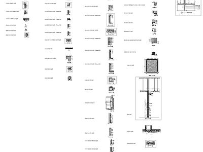 现代墙面节点 墙面剖面图 节点图 家装节点 GRG节点 施工图