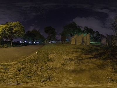 现代美式天空HDR 户外公园夜景 宇宙星空HDR 黄昏HDR 别墅外景