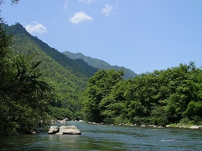 现代风景 野外风景 湖泊林