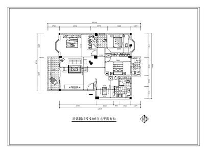 现代新中式整体家装空间 家居装修 大平层 小户型 别墅 施工图