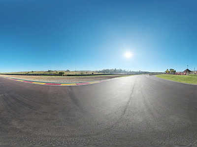 现代户外HDR 4K清晨街景 HDR户外天空