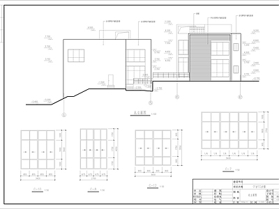 现代简约别墅建筑 自建房 现代别墅建筑 施工图