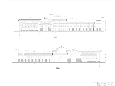 现代其他商业建筑 温泉度假村别墅 平面图 建筑 施工图