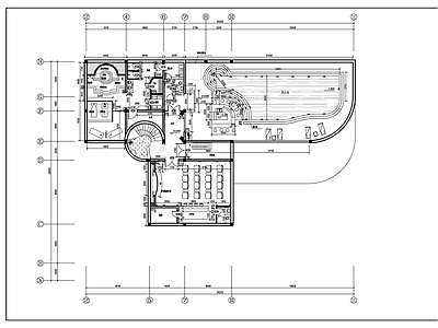 现代整体家装空间 别墅室内装修 别墅 施工图