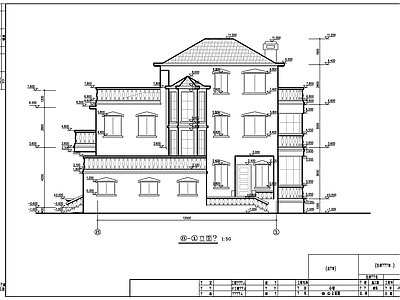 现代别墅建筑 独栋别墅设计 自建房 施工图