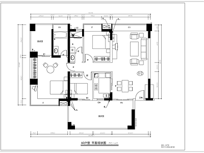 现代新中式整体家装空间 轻奢风格 大平层 别墅 小户型 施工图