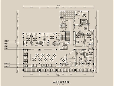 现代意式西餐厅 主题餐厅 施工图