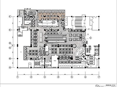 现代复古中餐厅 东北餐厅 主题餐厅 亲子餐厅 施工图