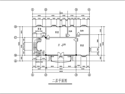 现代别墅建筑 四层180平别墅 施工图