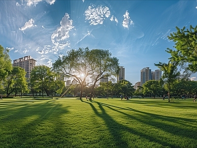 现代户外HDR 户外全景草坪天空 全景天空HDR 草坪天空HFR 户外全景HDR 全景草坪HDR