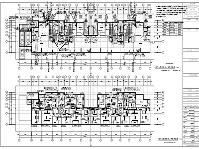 给排水图 建筑给排水 住宅楼给排水施工 施工图