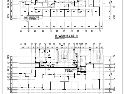 给排水图 住宅楼给排水施工 建筑给排水 系统图 施工图