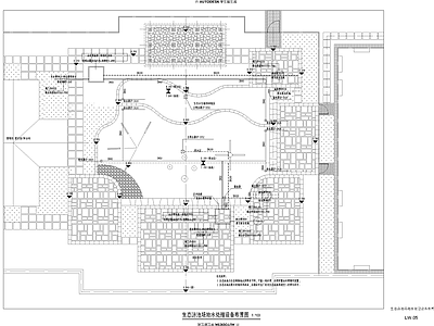 给排水图 景观给排水 喷灌 系统图 房车营地公园给排 管网 施工图