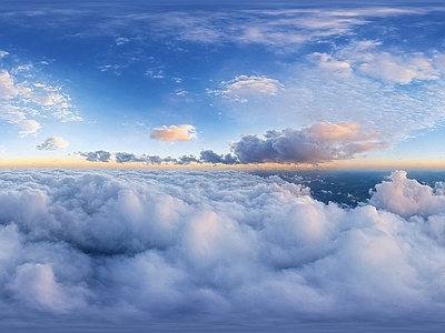 现代天空HDR 天空 云层 云朵 云彩 晴天