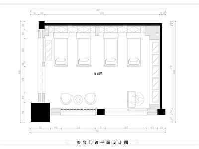 现代整体家装空间 小户型 施工图