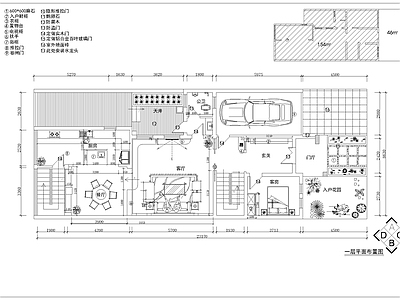 整体家装空间 家装全套图 施工图