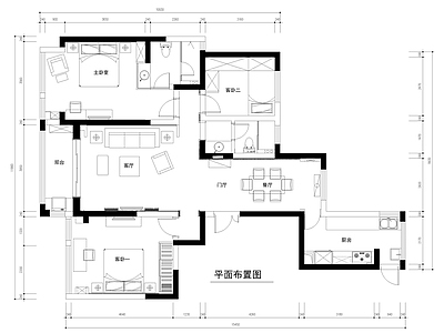 整体家装空间 家装全套图 施工图