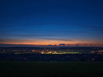 现代天空外景 自然风景傍晚夜景 夜晚天空 星空