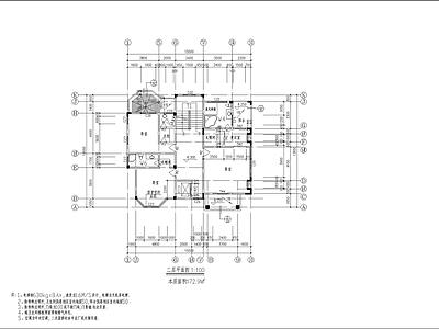 简欧别墅建筑 五层简欧别墅 自建房 独栋别墅 施工图