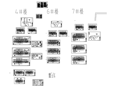 给排水图 小区住宅楼水施图 建筑给排水 系统图 施工图